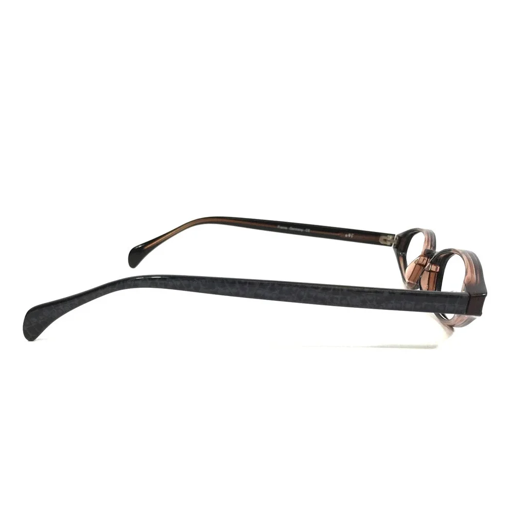 ogi Petite Eyeglasses Frames MOD. A7053 COL. 172 Brown Gray Oval 44-20-140